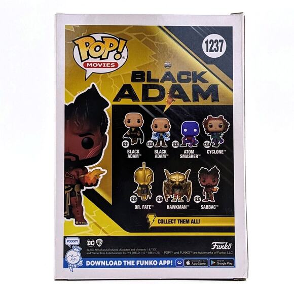 Funko Pop Black Adam Movie Sabbac DC Comics Vinyl Figure # 1237 New in Box - Picture 2 of 2